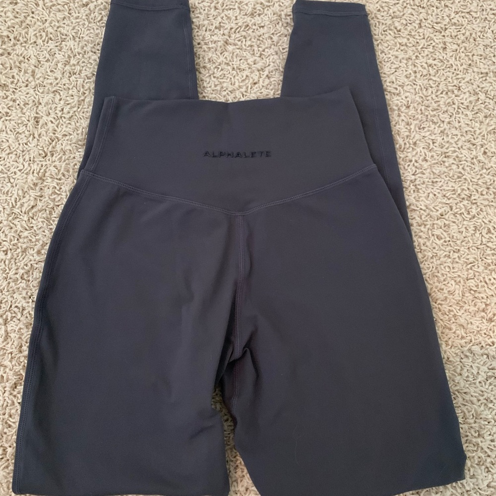 Alphalete surface laser cut legging